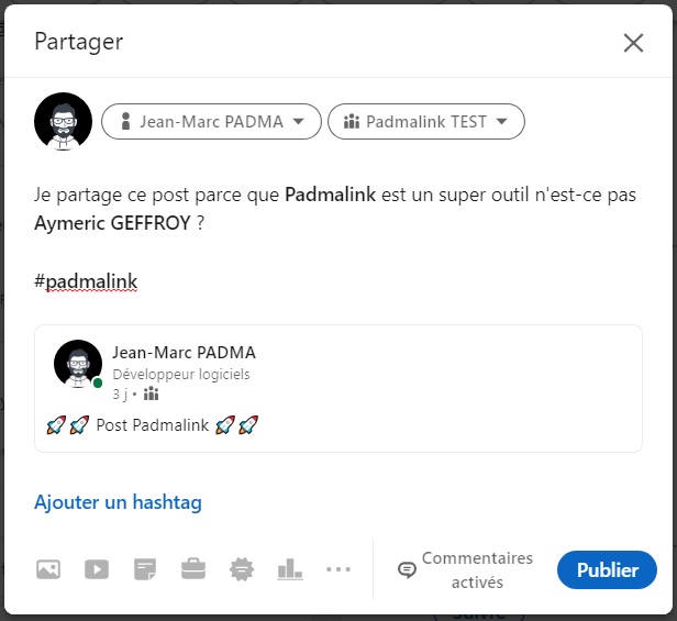 partager un post sur linkedin,partager un post linkedin sur une page entreprise,pourquoi partager un post sur linkedin,comment partager un post sur linkedin,linkedin
