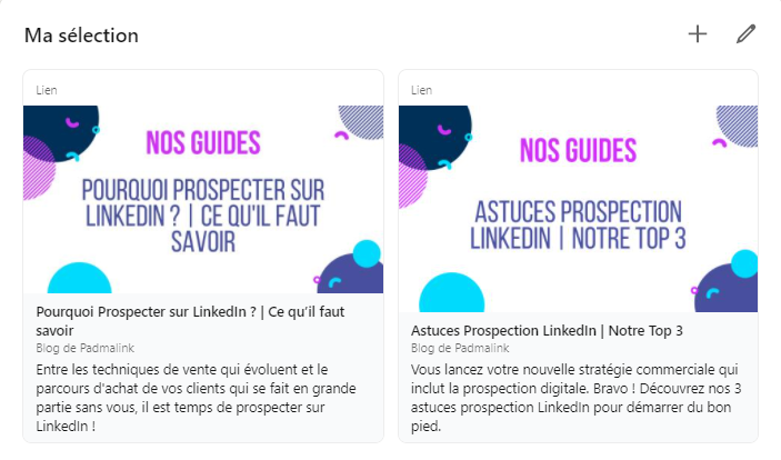 LinkedIn,Ma sélection,Profil LinkedIn
