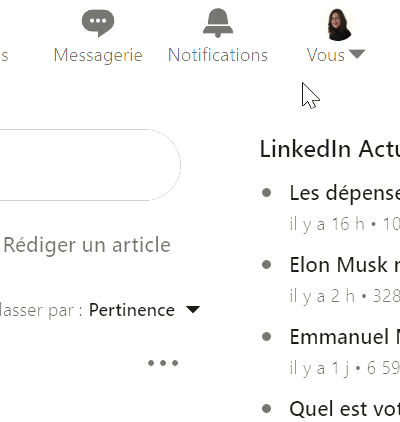 gif chemin d'accès préférences et confidentialité