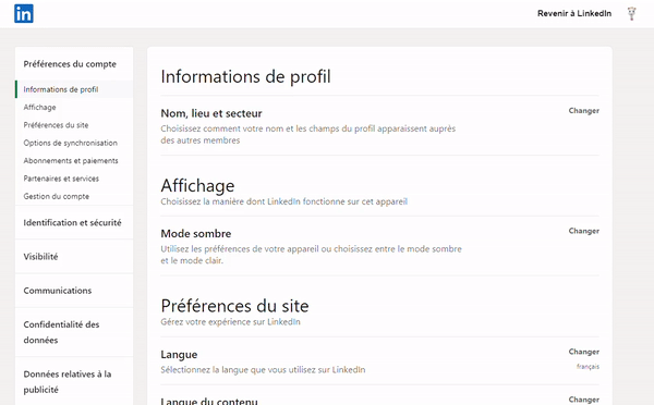 adresse mail de récupération LinkedIn,adresse mail de récupération,linkedin,comment renseigner son adresse mail de récupération sur LinkedIn,comment ajouter son adresse mail de récupération sur LinkedIn
