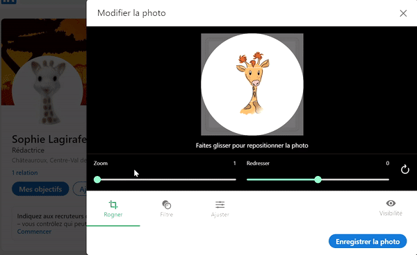 photo de profil LinkedIn
