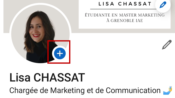 faire une cover story linkedin