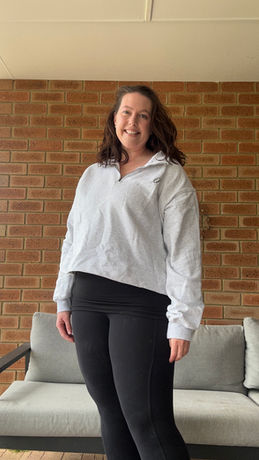 Lauren wearing size 20 Lorien - Miss G & Me