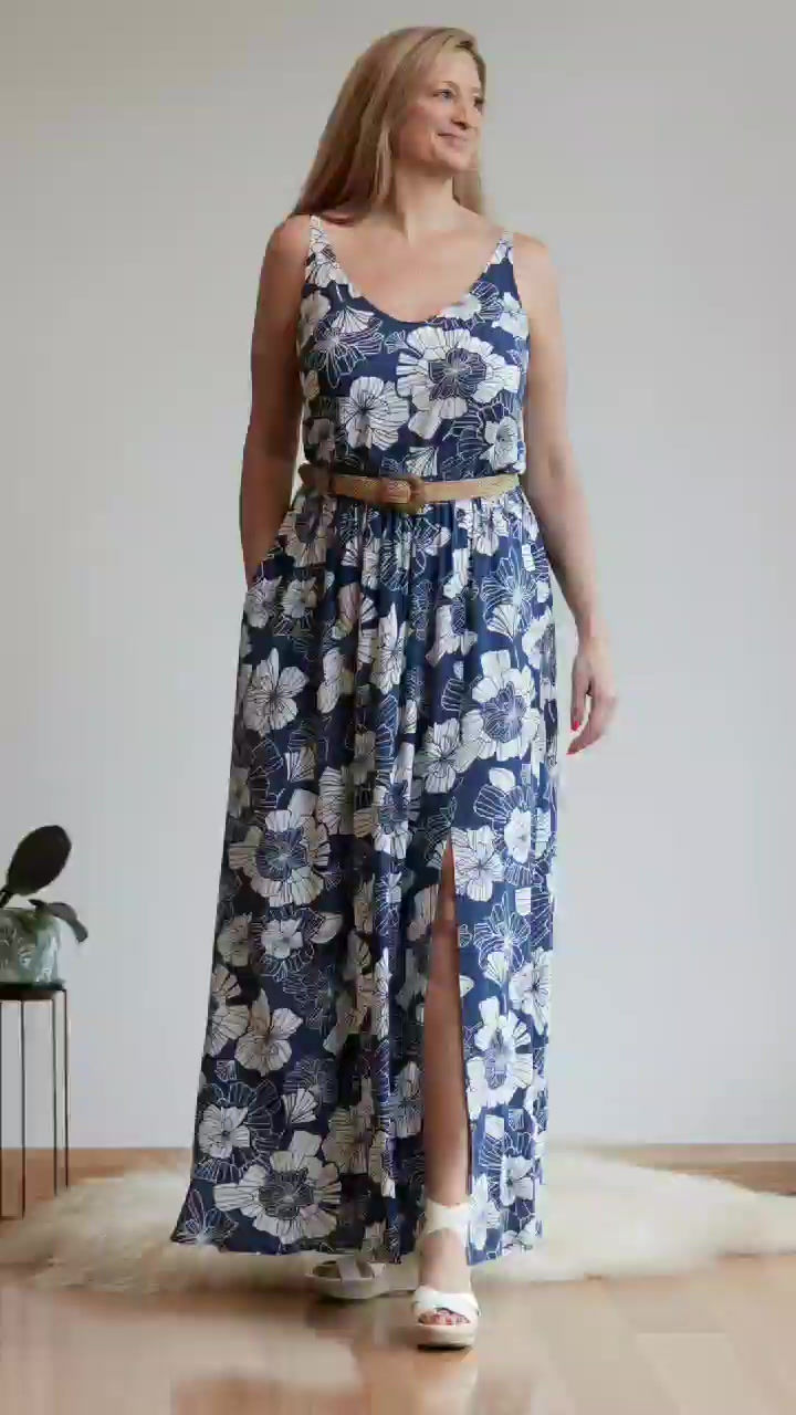 Thumbnail: Floral Maxi Skirt for Tall Women
