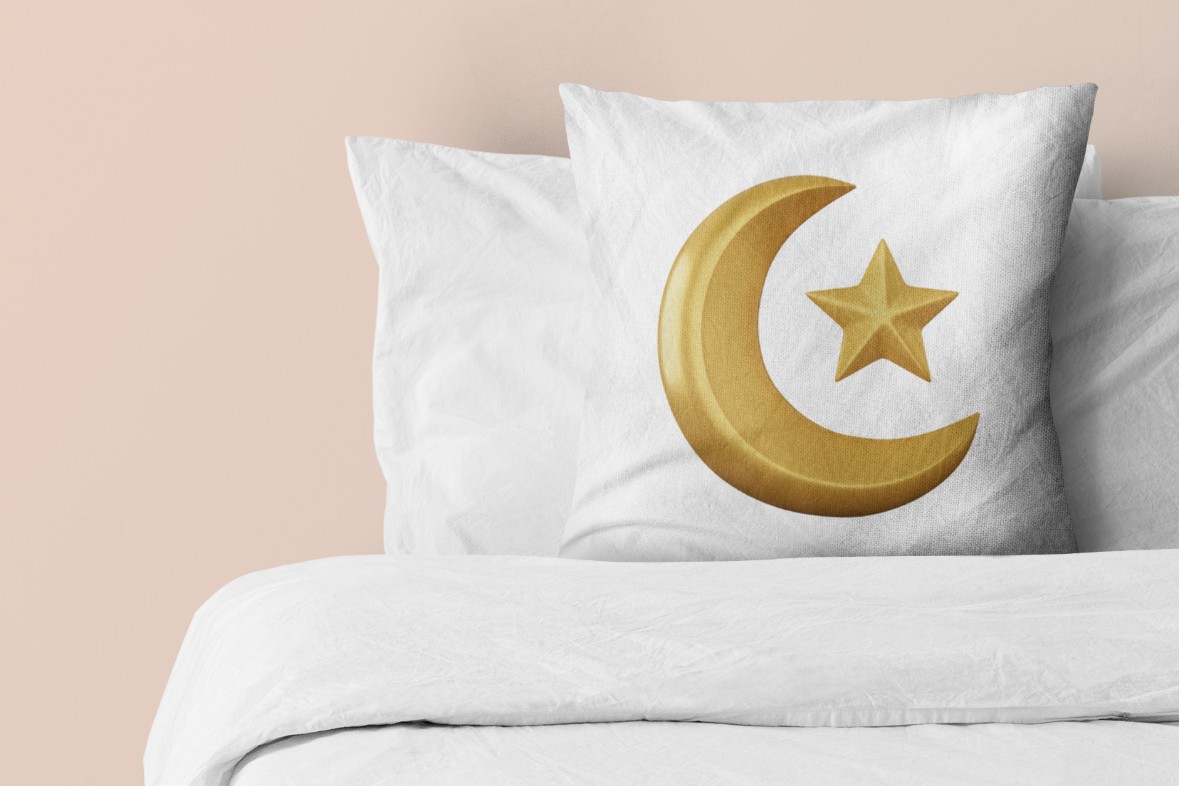 Moon and star Pillow