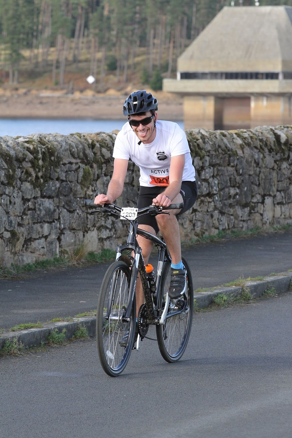 Kielder Run Bike Run 2018 Dam