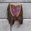 Thumbnail: Brown Leather Fringe Huipil Backpack