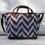 Thumbnail: BEAUTIFULLY STRIPED MAYAN FABRIC WEEKENDER BAG
