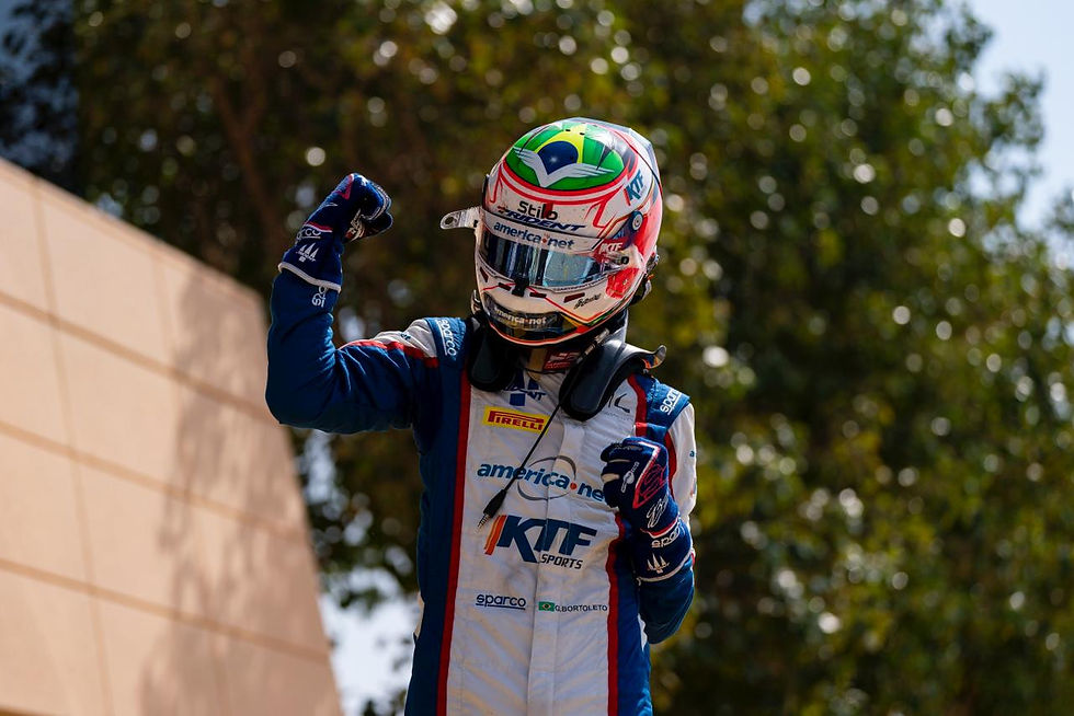 Em classificação acidentada, Gabriel Bortoleto é pole position, na Austrália.