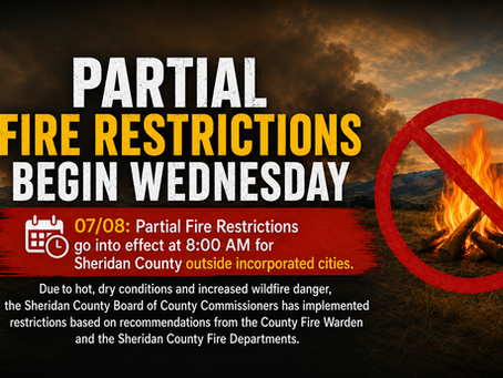 Fire Restrictions in July Sheridan County Wyoming
