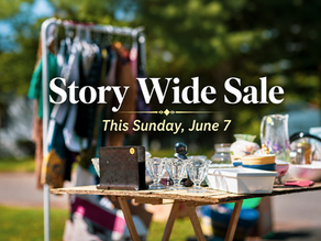 Story-Wide Yard Sale Set for Sunday, June 7