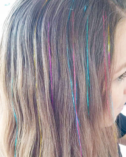 fairy hair near me, fairy hair, tinsel hair, how to tie fairy hair, florida fairy hair