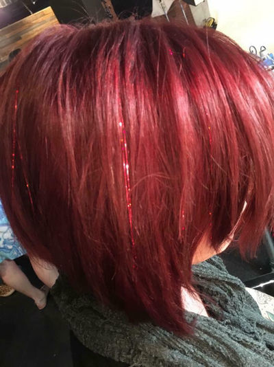 fairy hair near me, fairy hair, tinsel hair, how to tie fairy hair, florida fairy hair