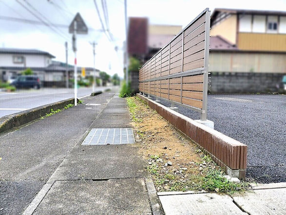 アルミフェンス設置: