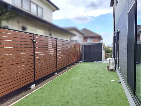 外構工事庭全景