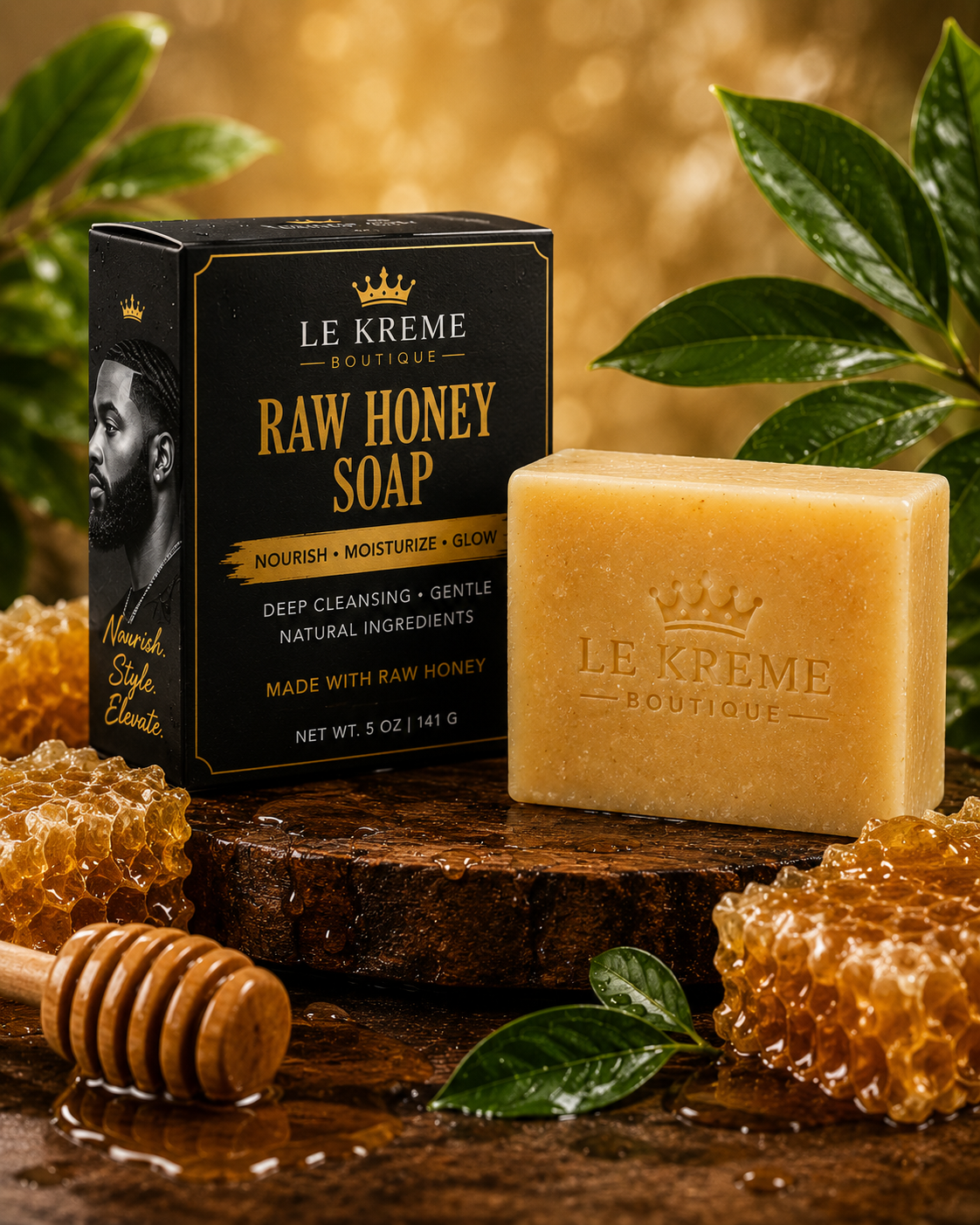 Luxury Grooming Soap (Raw Honey)