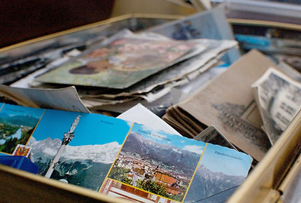 Boîte de cartes postales