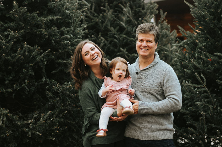 Christmas Tree Lot Shoot