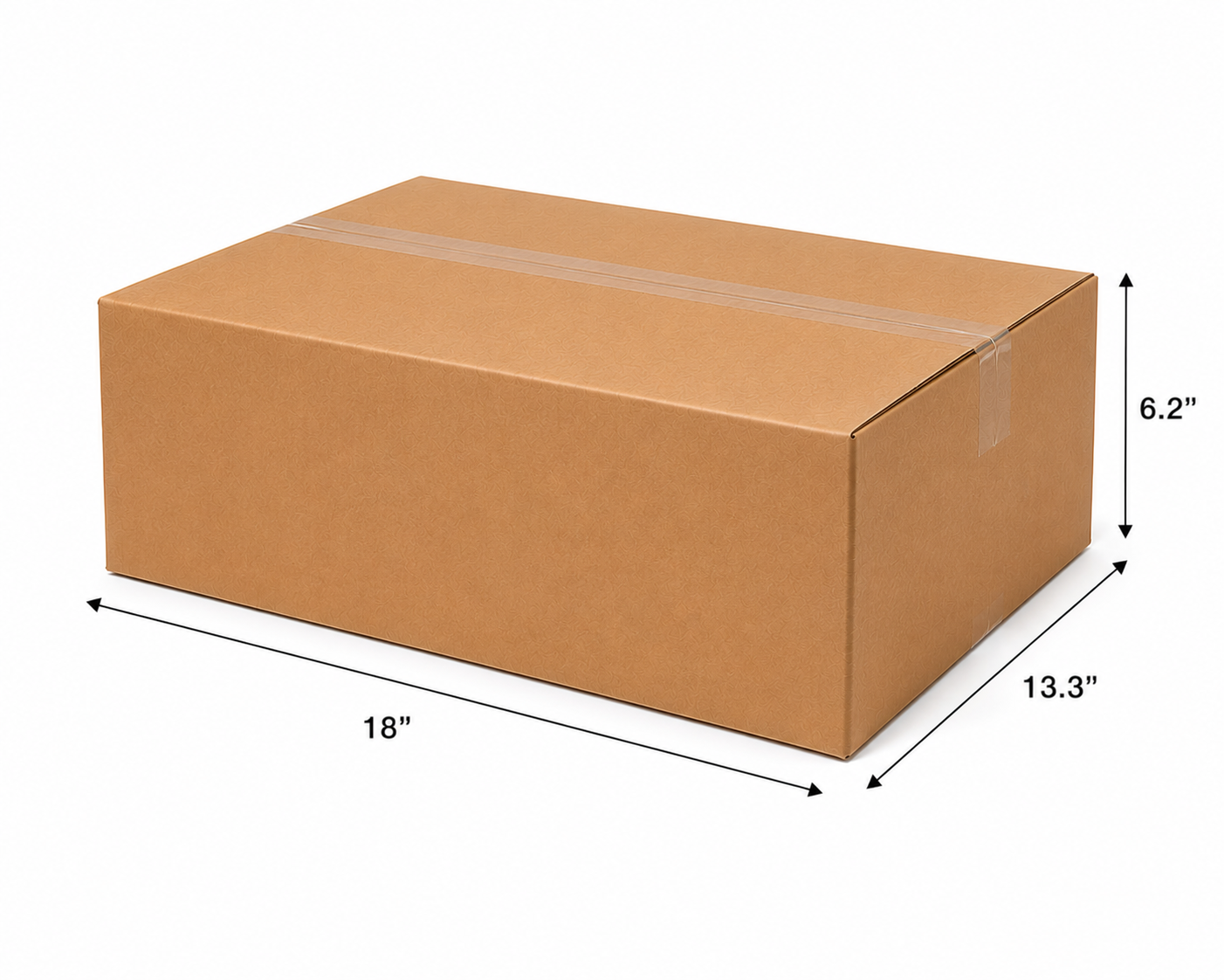 Cardboard Boxes Double Wall Carton 18 x 13.3 x 6.2"