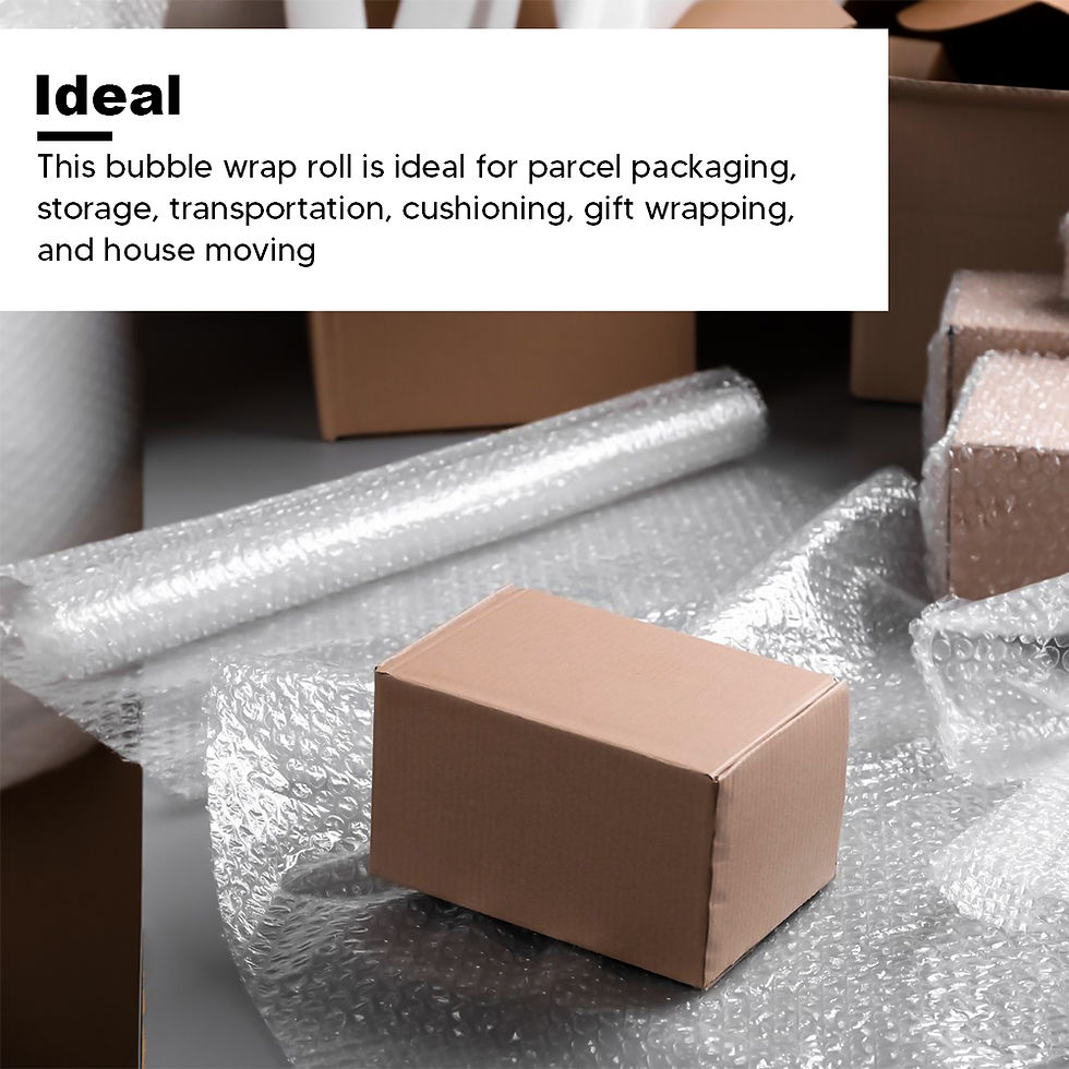 Thumbnail: Bubble Wrap Roll Large Bubble for Secure TV Furniture Bottles Glasses Frames