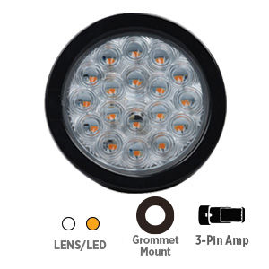 Thumbnail: Opti-Luxx 400 Series* Class 1 LED Warning Light — 4" Round