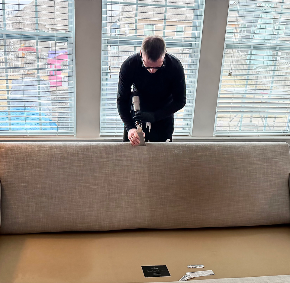 Sectional couch cleaning in Cornelius NC