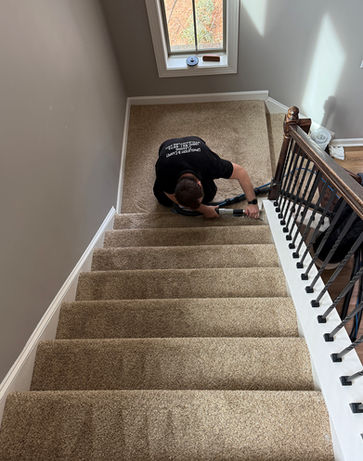 Clean carpet results after professional cleaning Huntersville NC