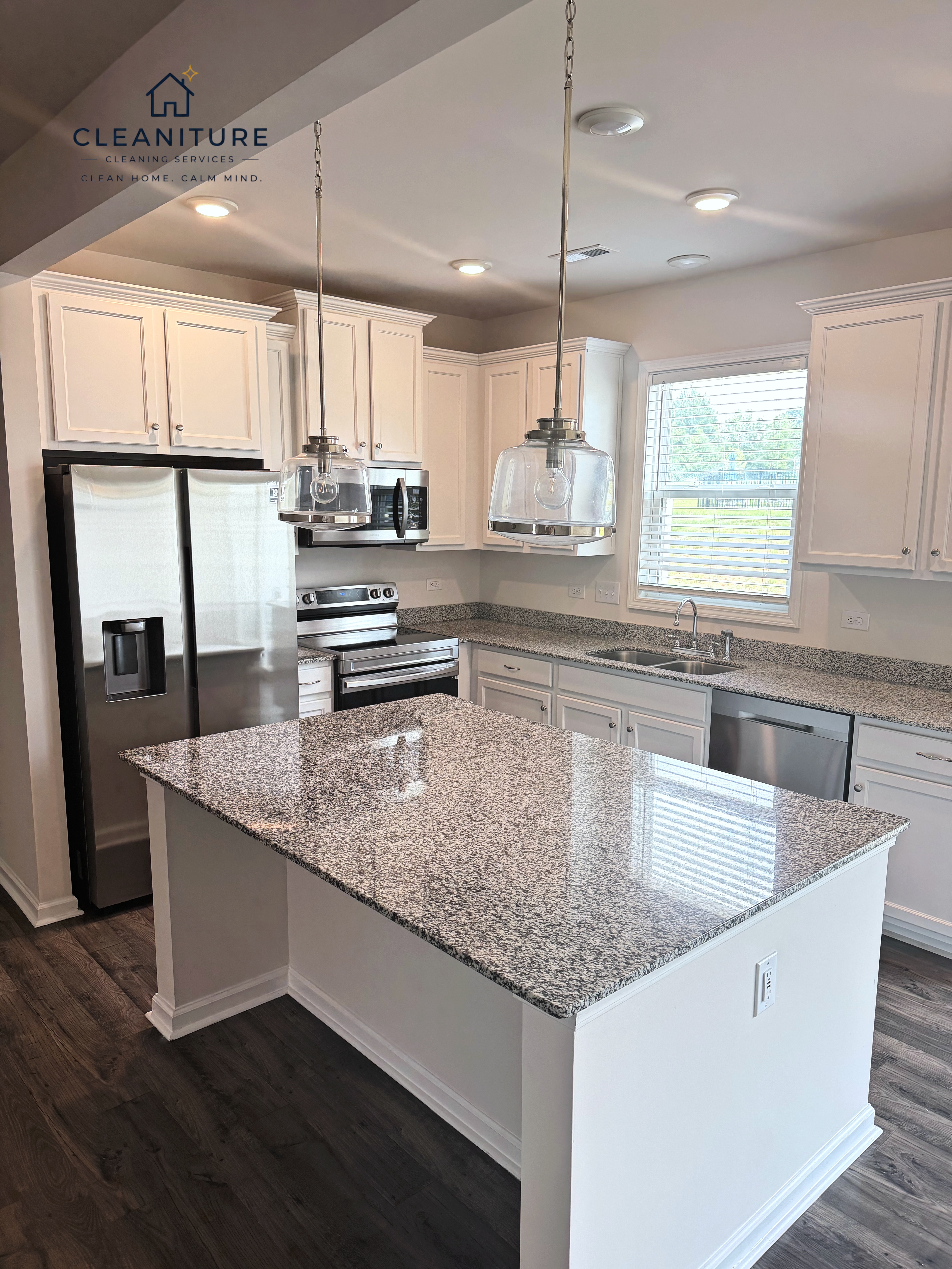 Spotless kitchen for house cleaning in Davidson NC