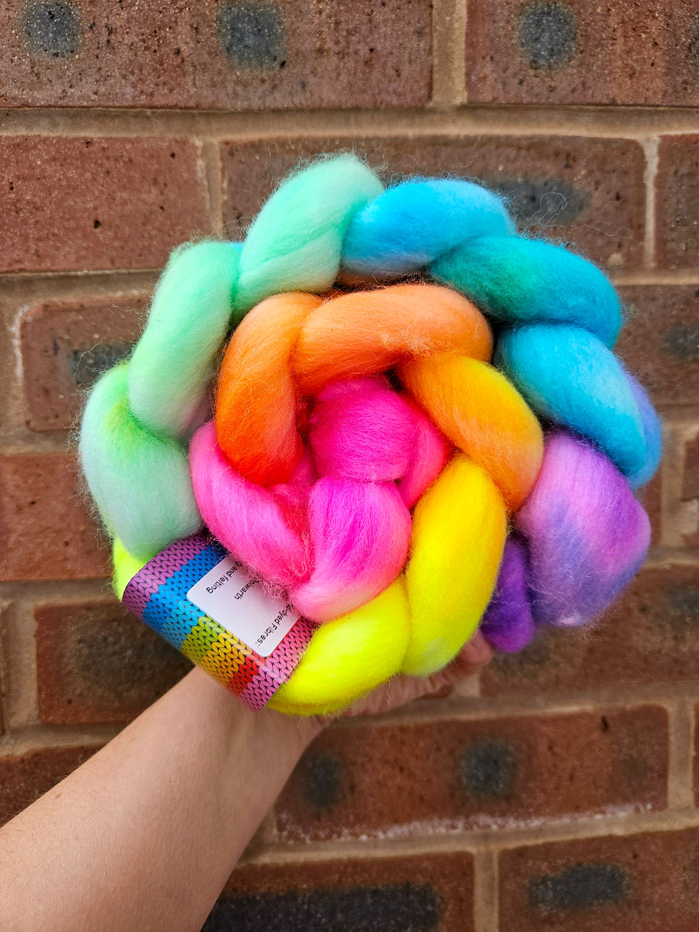 Thumbnail: Rainbow Roving - 100g