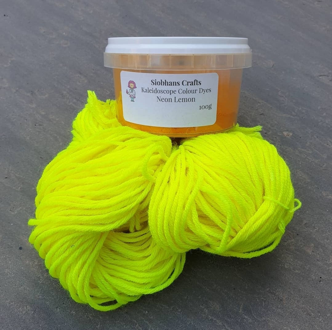 Neon Lemon Acid Dye