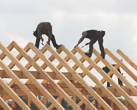 Roofers at Work