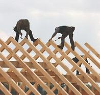 Roofers at Work