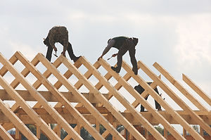 Roofers at Work