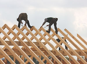 Roofers at Work