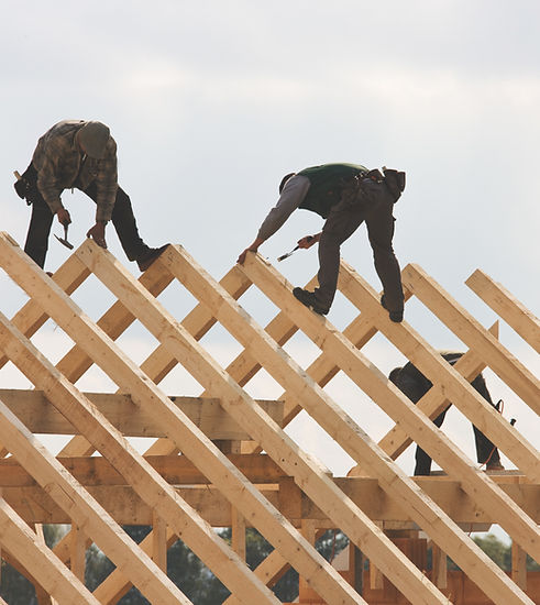 Roofers at Work
