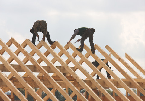 Roofers at Work