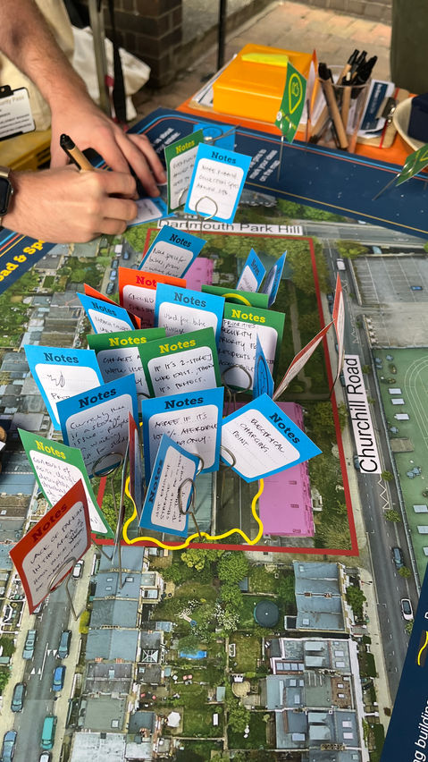 Photo from Churchill Road and Spencer Rise Estate drop-in