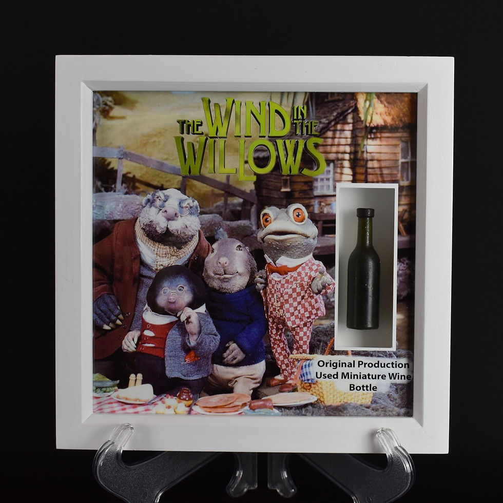 The Wind in the Willows (TV Series,1984-1988) Original Miniature Wine Bottle