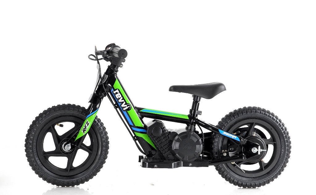 Revvi 12" electric balance bike green