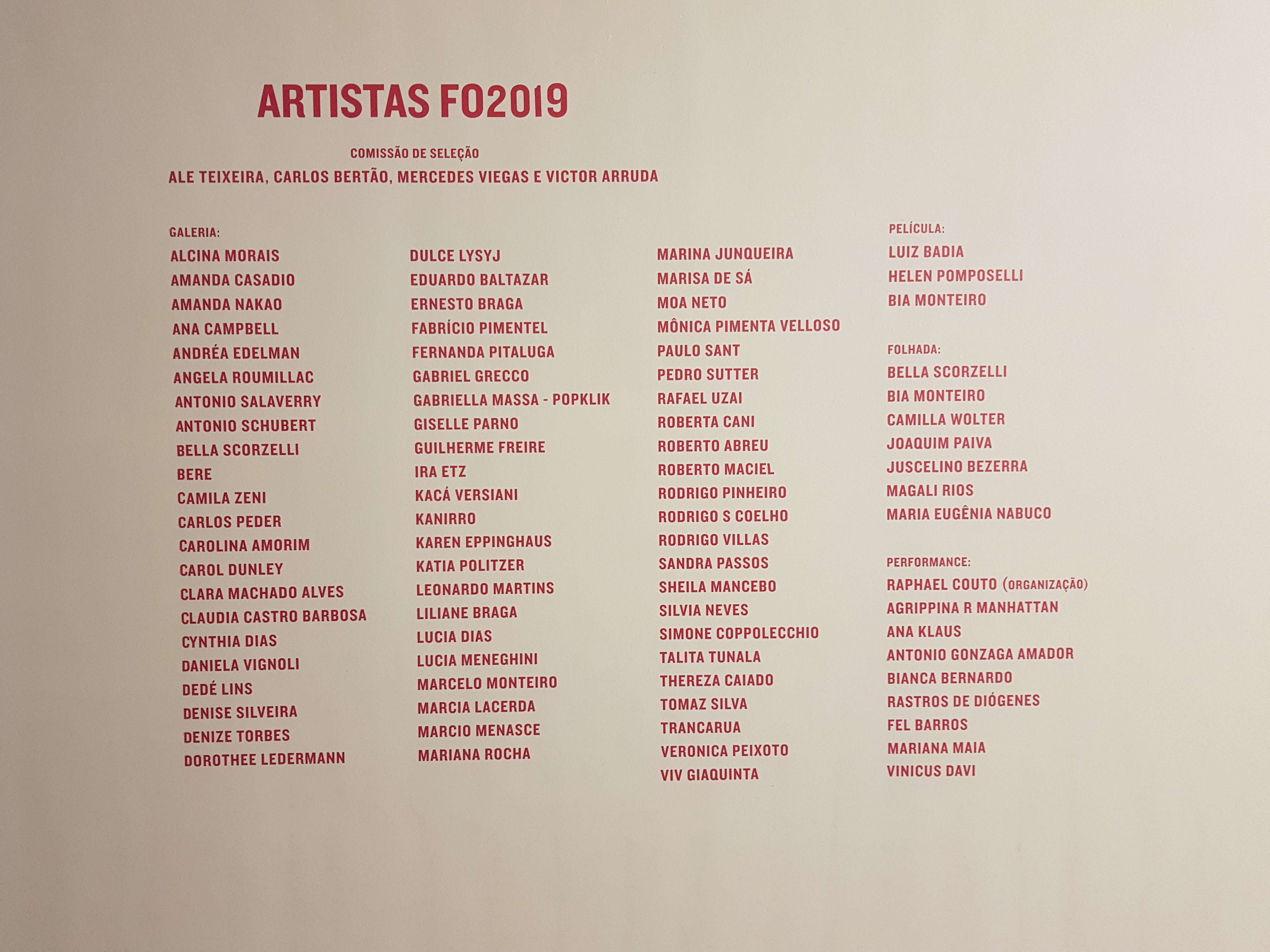 3a Feria Oriente de Artes Visuais
