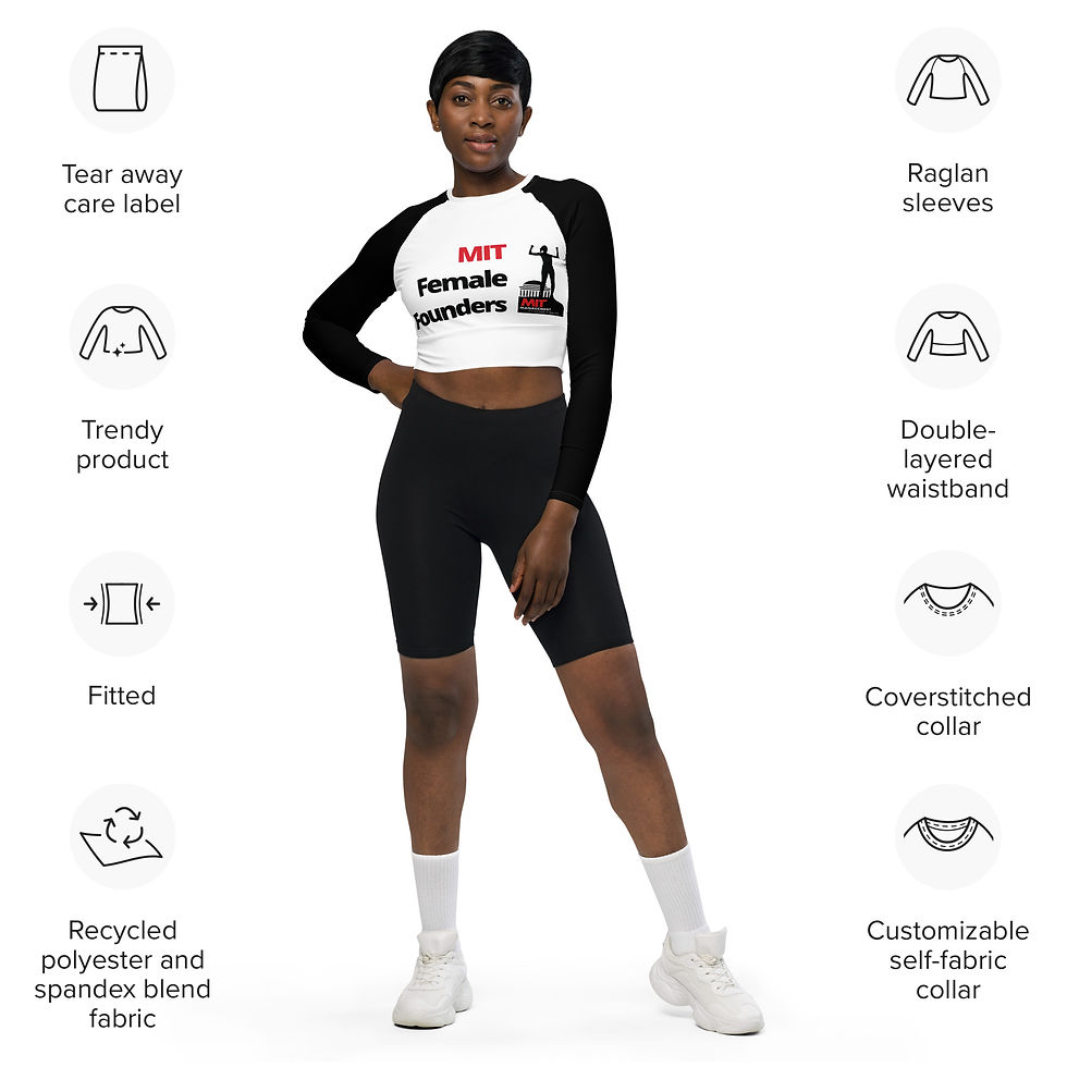 Thumbnail: MIT Female Founders Long-Sleeve Crop Top