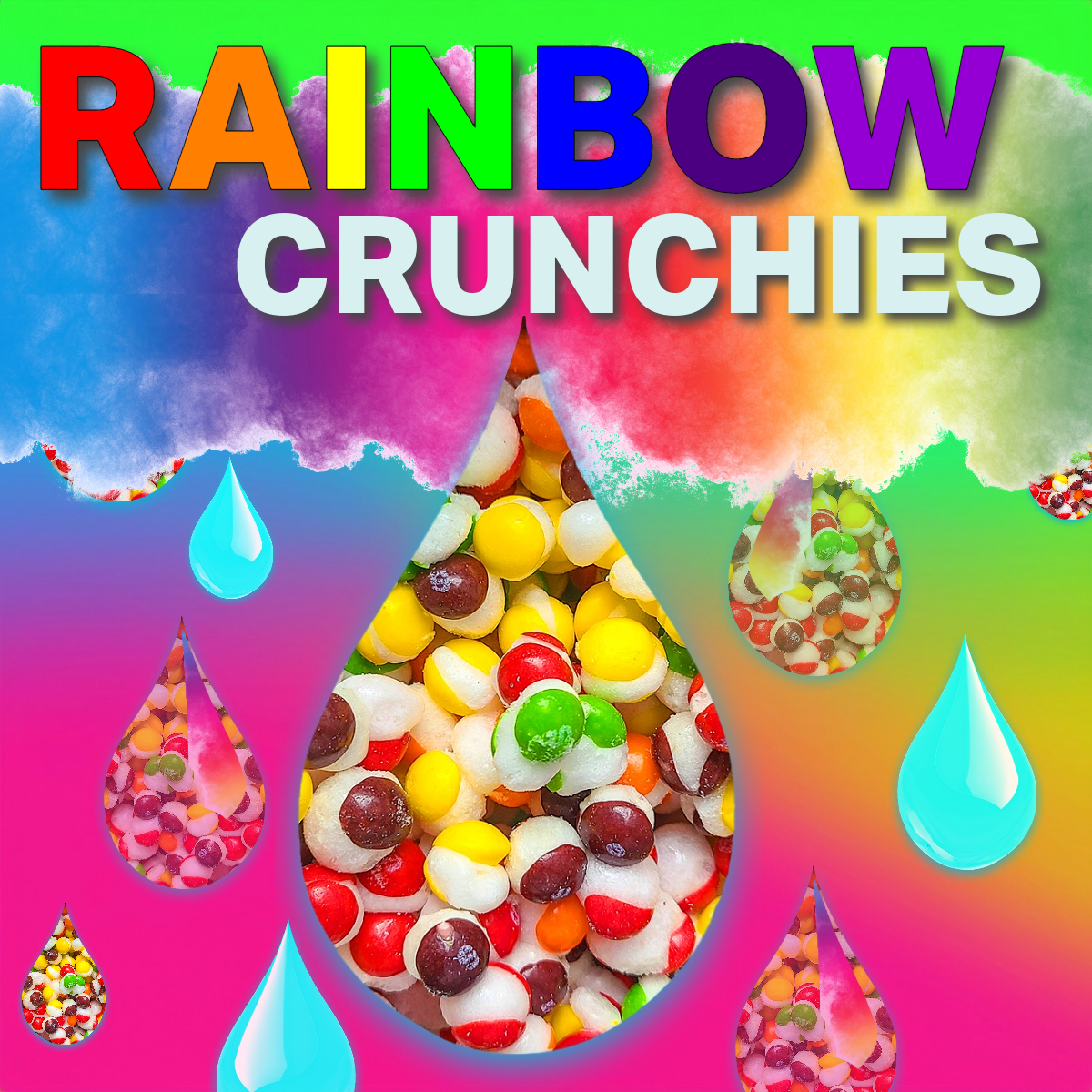 "Try It" Size Rainbow Crunchie