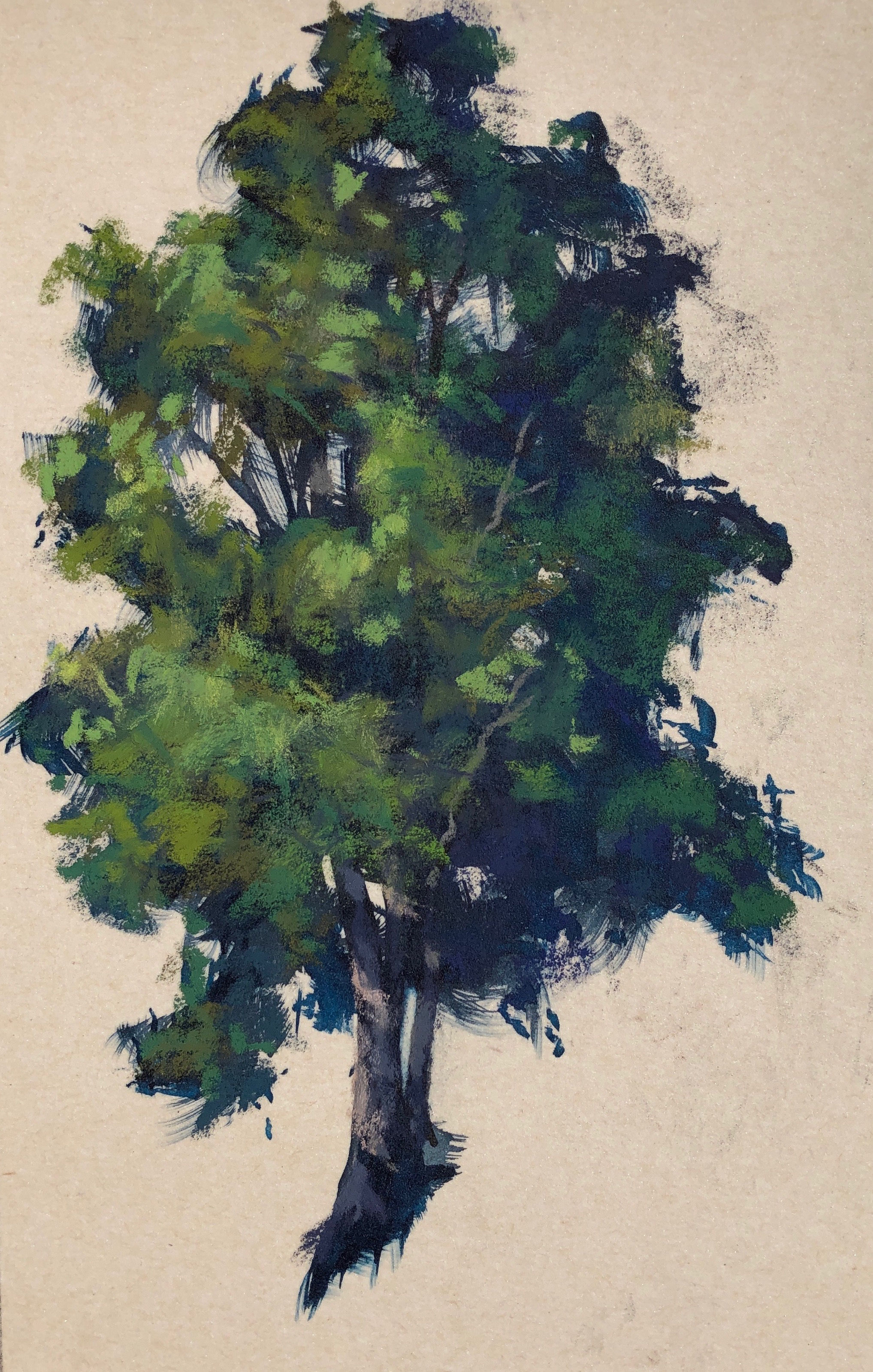 Study in Green (12x9)