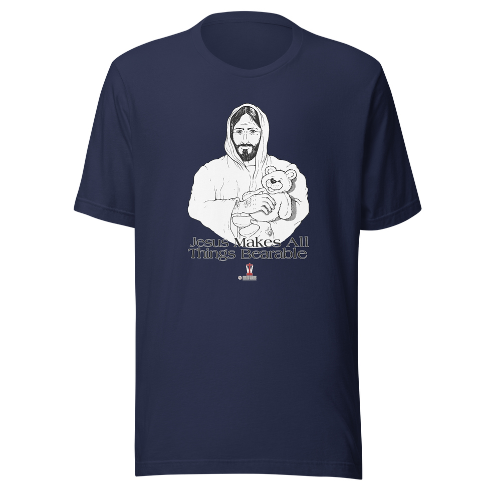 Thumbnail: Jesus Makes All Things Bearable - Unisex t-shirt