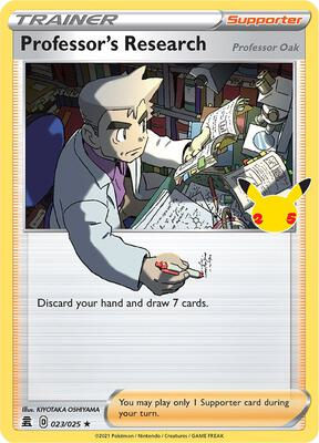 Professor's Research [Professor Oak] 023/025 - Celebrations - Near Mint