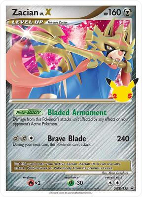 Zacian LV. X SWSH135 - SWSH: Sword & Shield Promo Cards - Near Mint