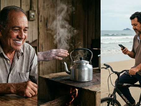 O causo do Alfredo, o Compadre e a Água na Fervura