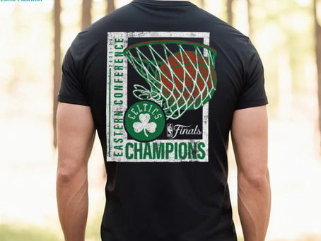 Boston Celtics Fanatics 2024 Eastern Conference Champions Full Court Trap T Shirt