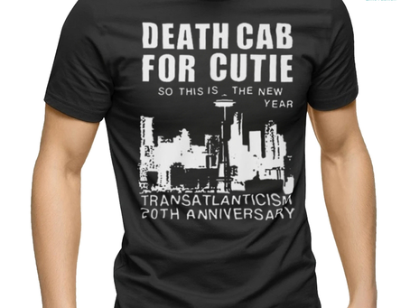 Death cab for cutie the new year transatlanticism 20th anniversary 2024 shirt