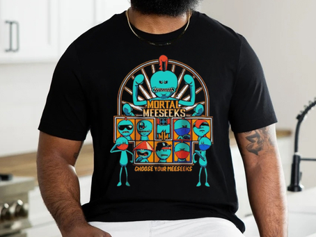 Mr. Meeseeks Rick and Morty Mortal Meeseeks choose your meeseeks shirt